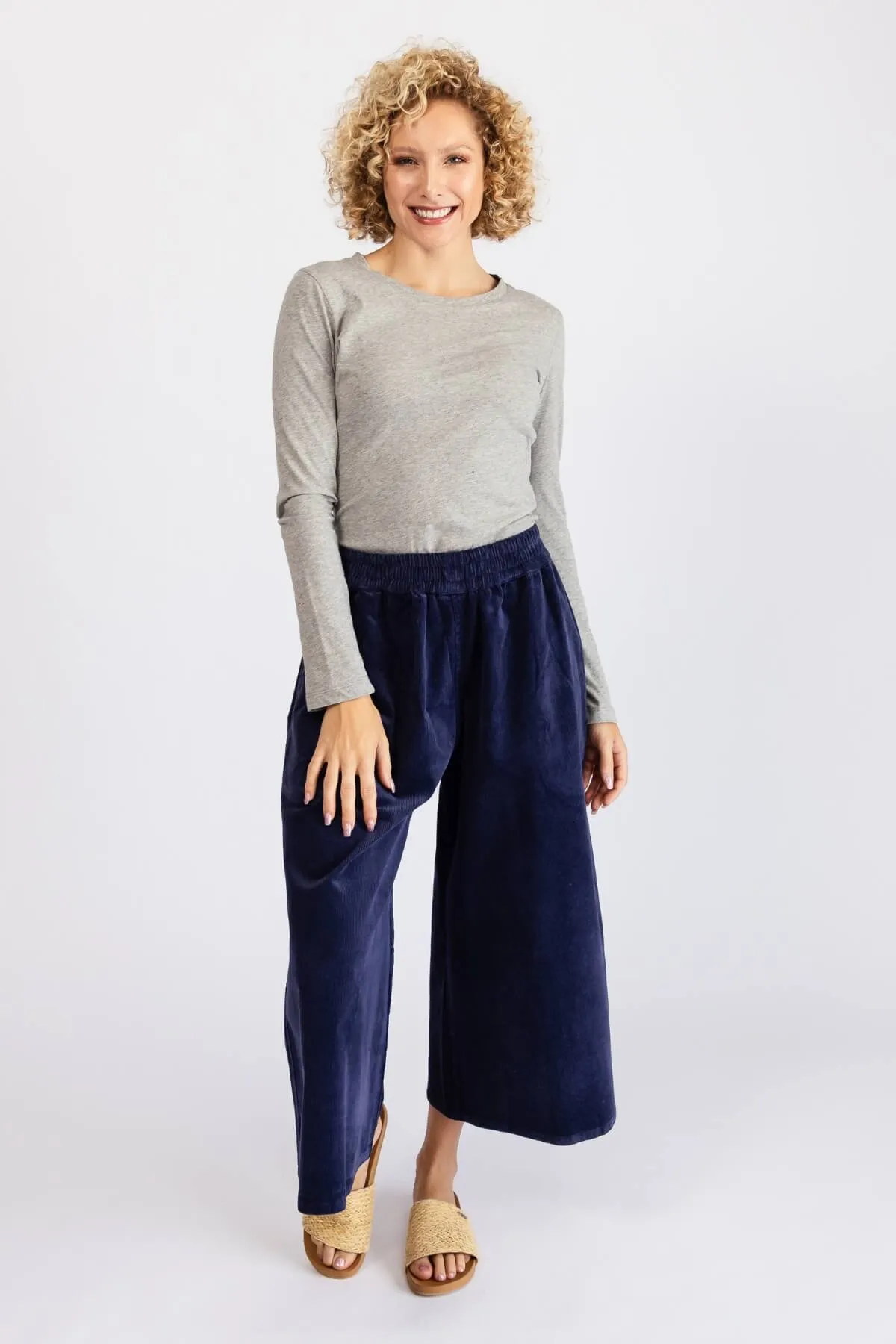 Corduroy Pants - Prussian Blue