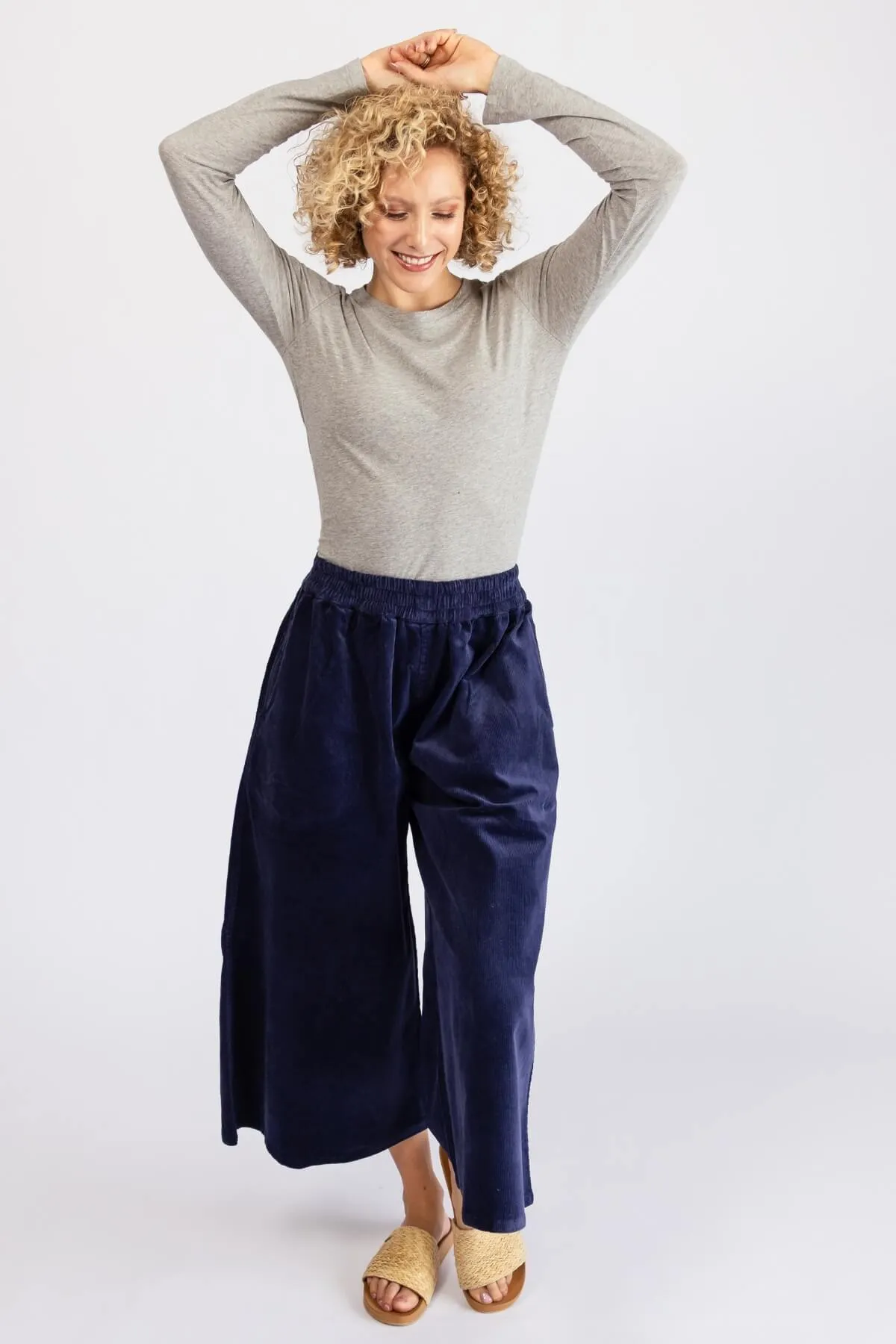 Corduroy Pants - Prussian Blue