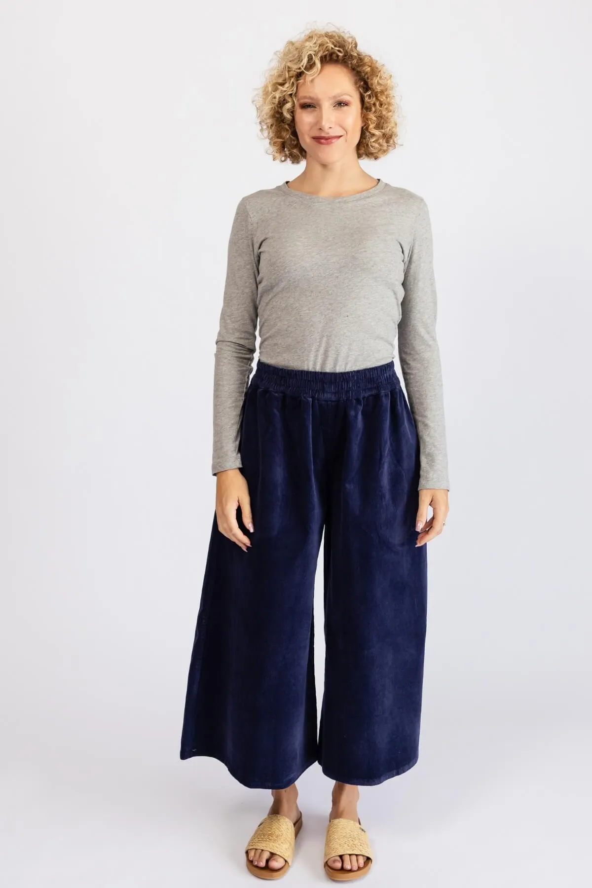 Corduroy Pants - Prussian Blue