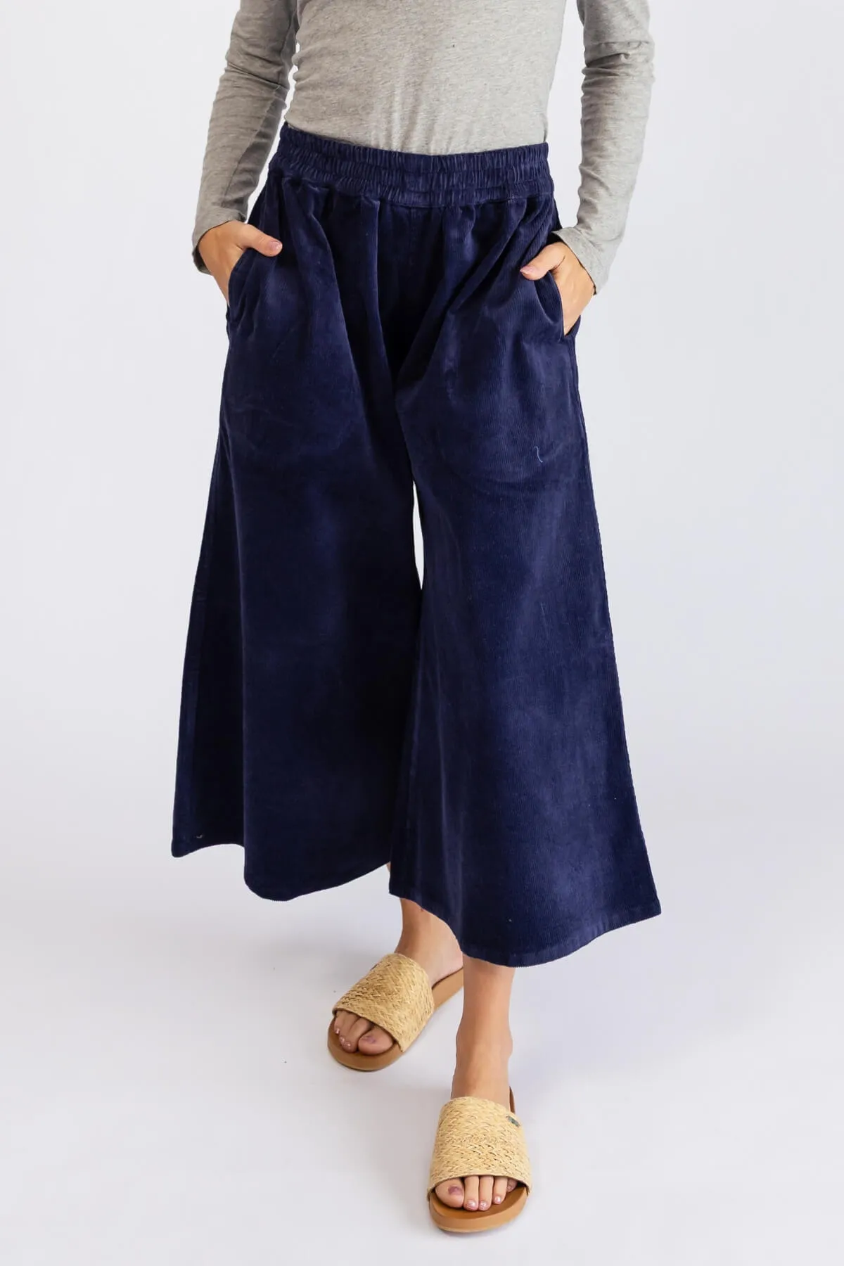 Corduroy Pants - Prussian Blue
