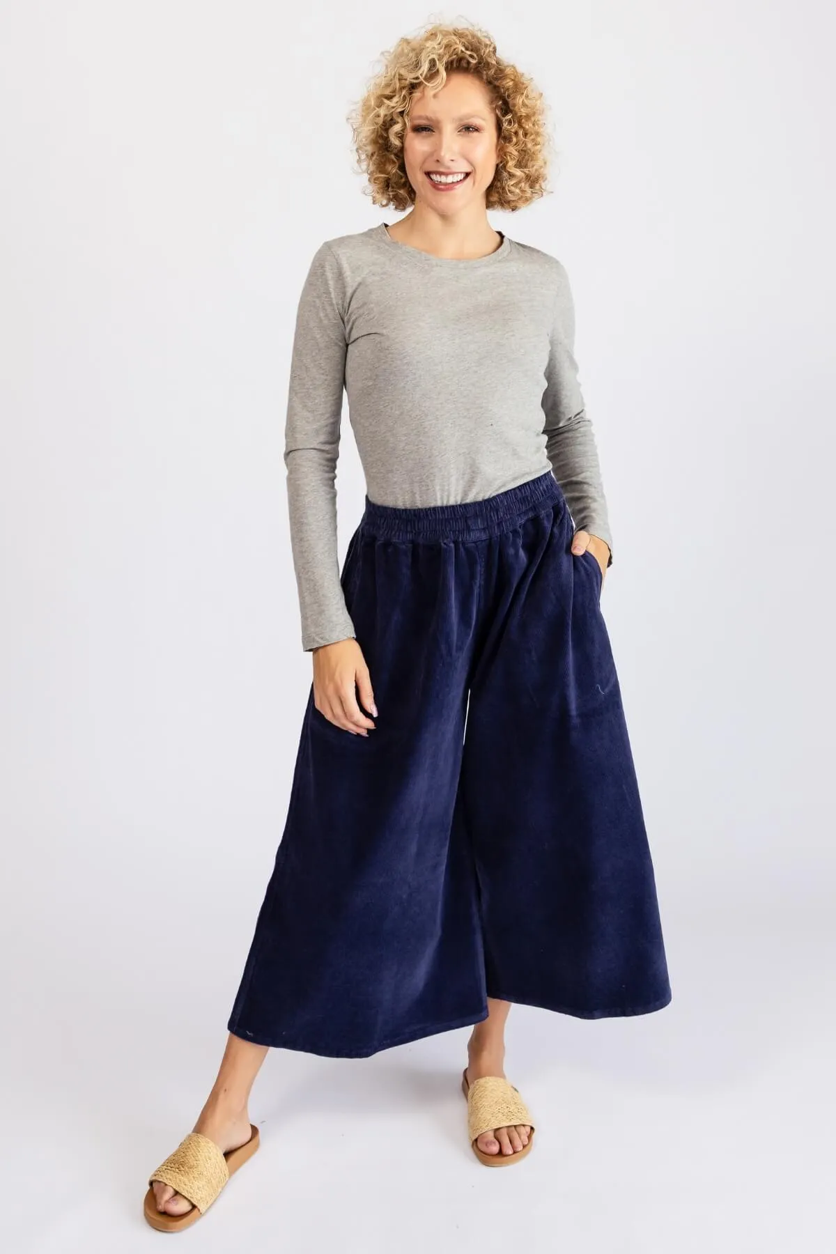 Corduroy Pants - Prussian Blue