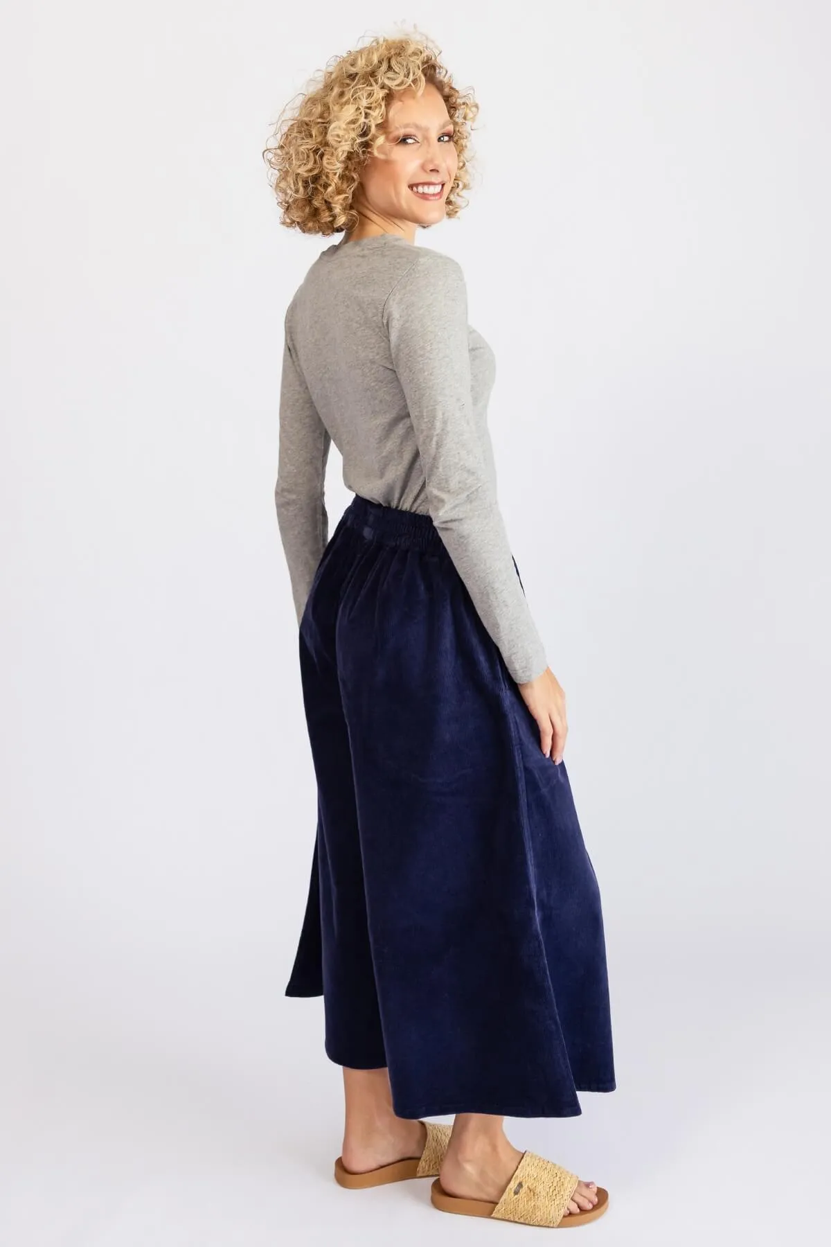 Corduroy Pants - Prussian Blue