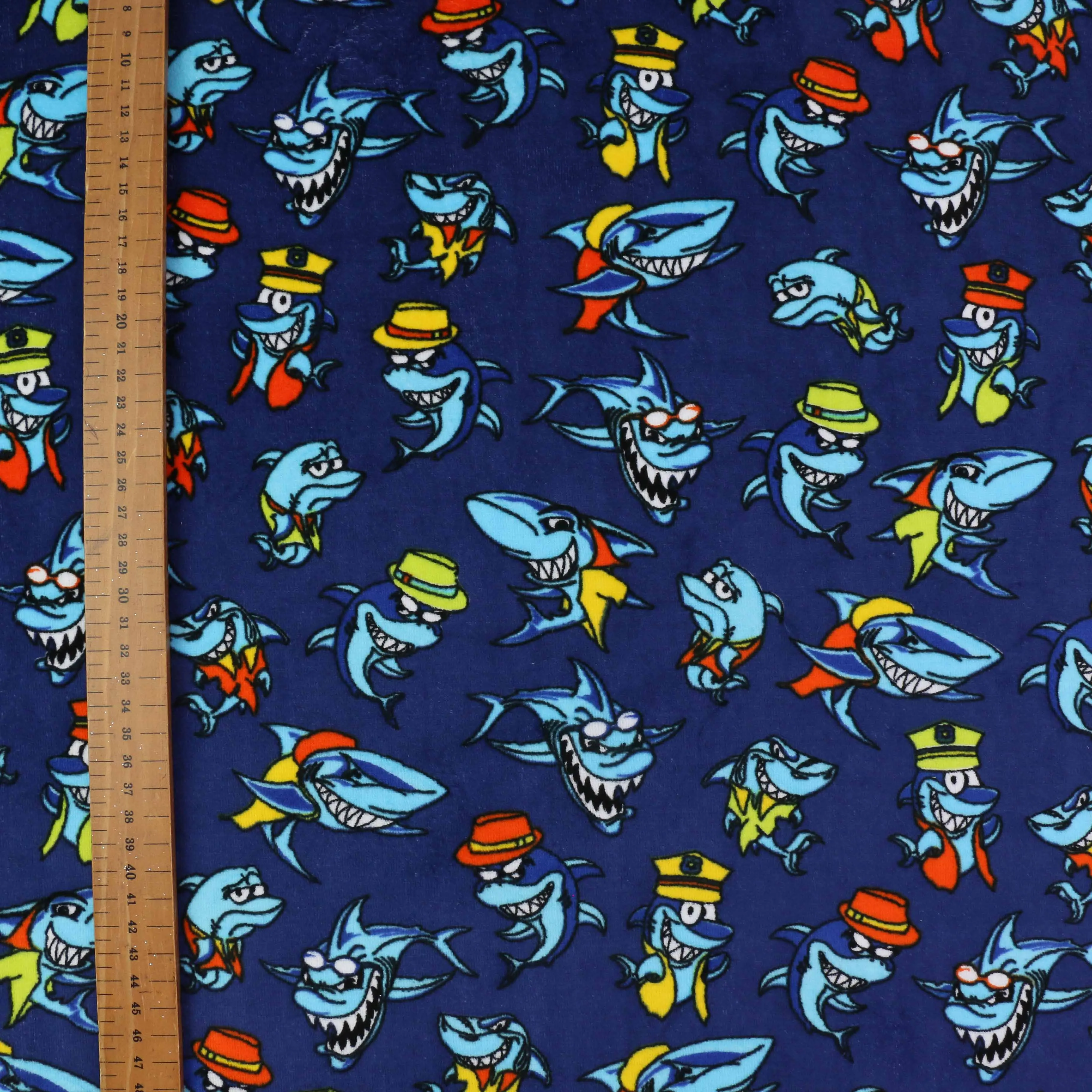 Cotton Velour - Blue