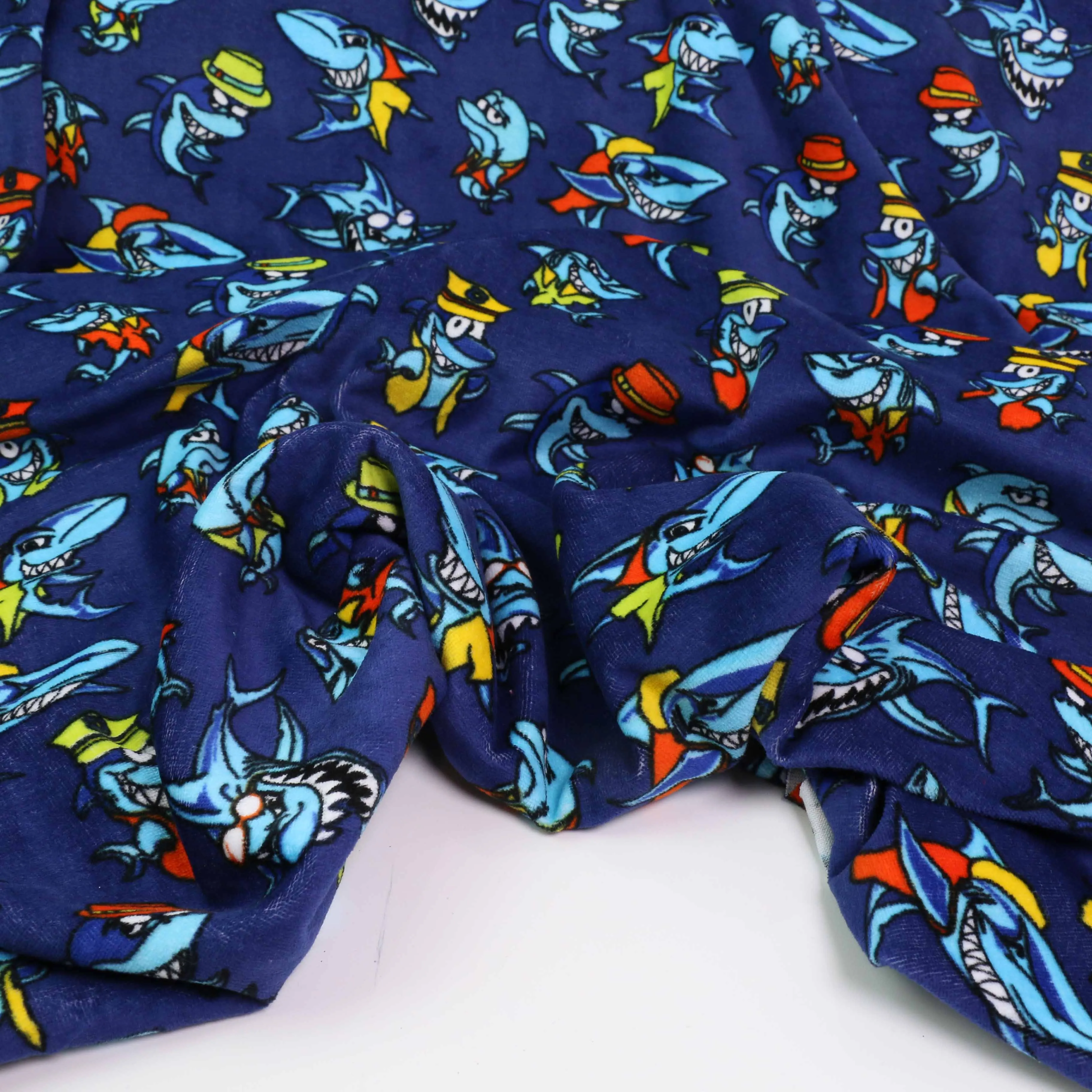 Cotton Velour - Blue
