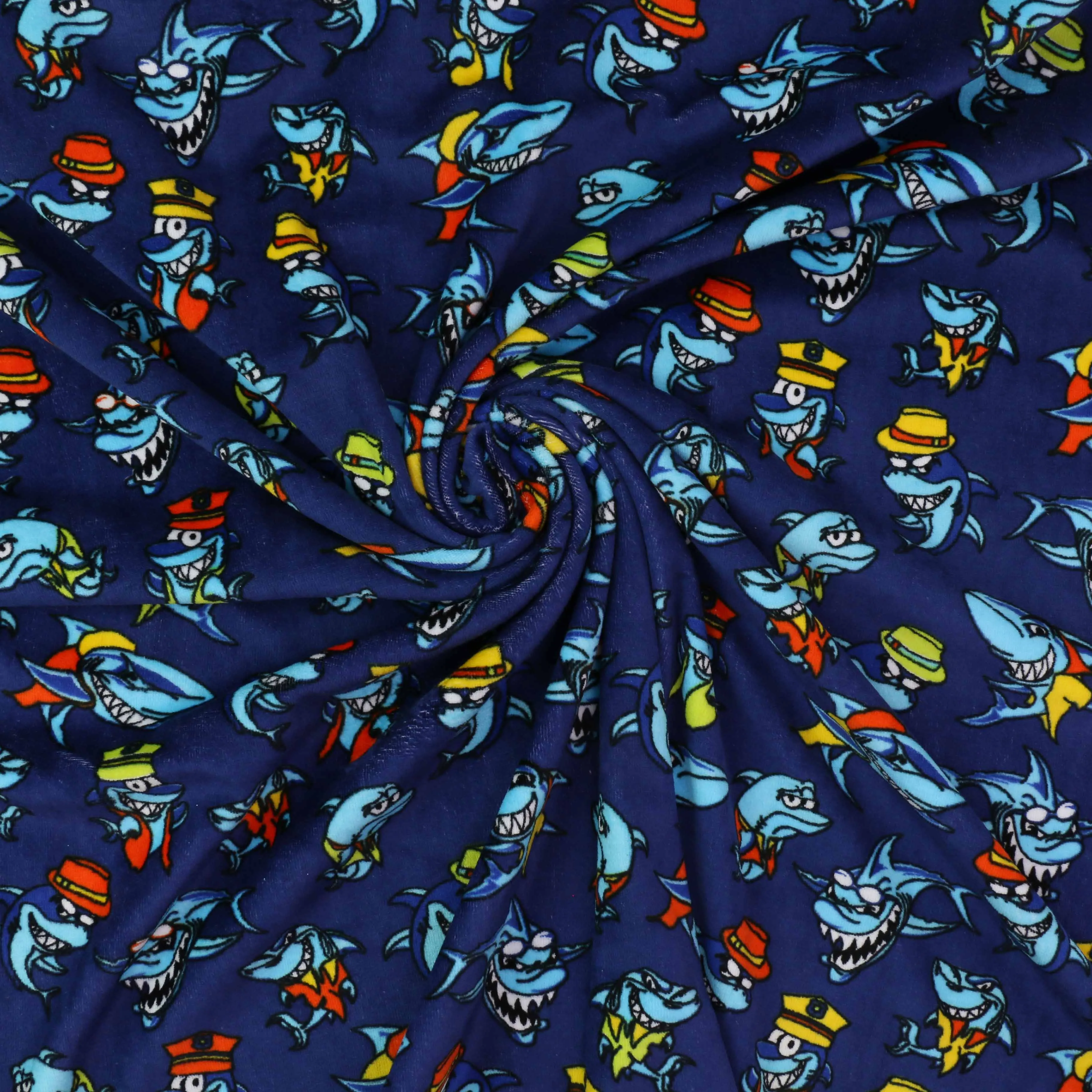 Cotton Velour - Blue