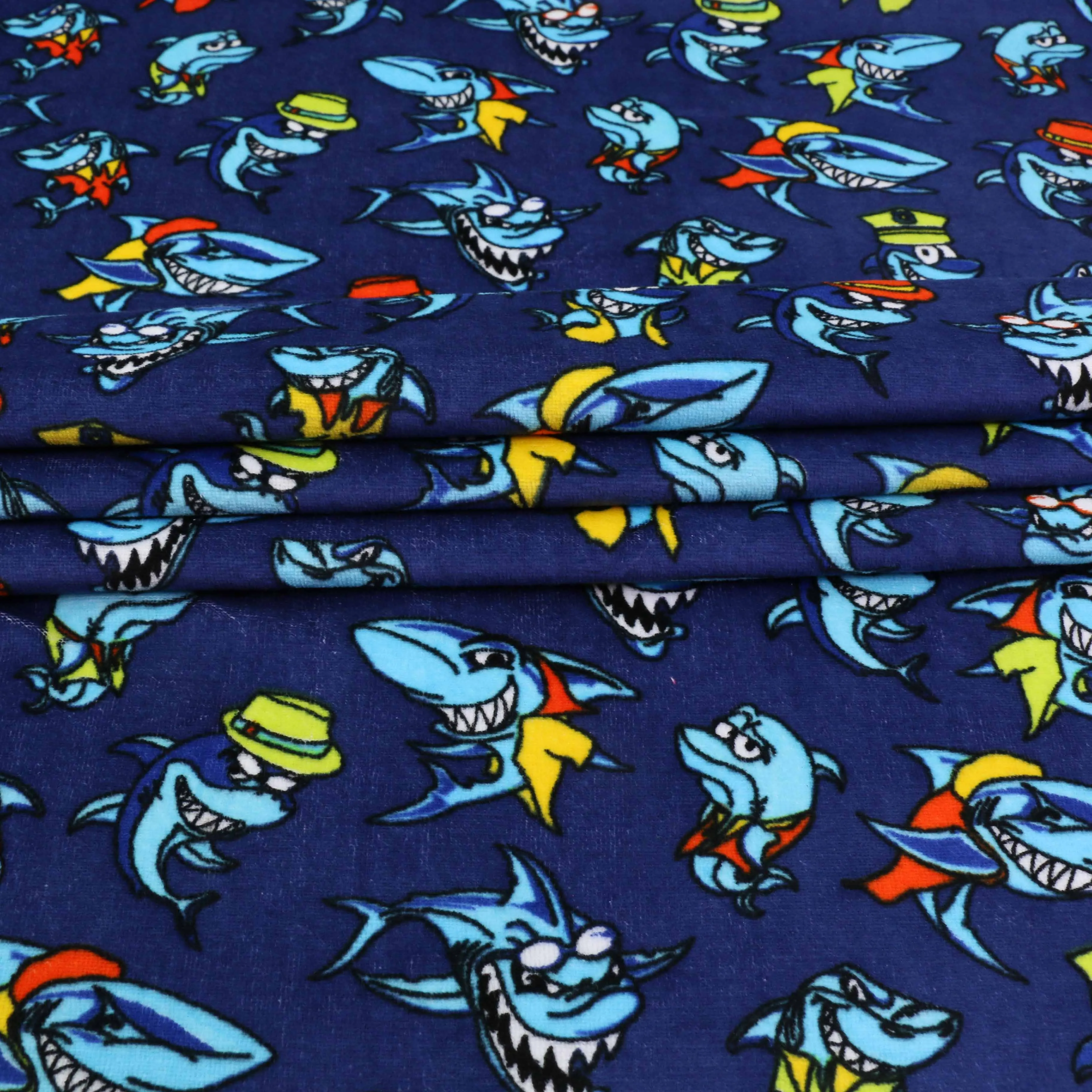 Cotton Velour - Blue