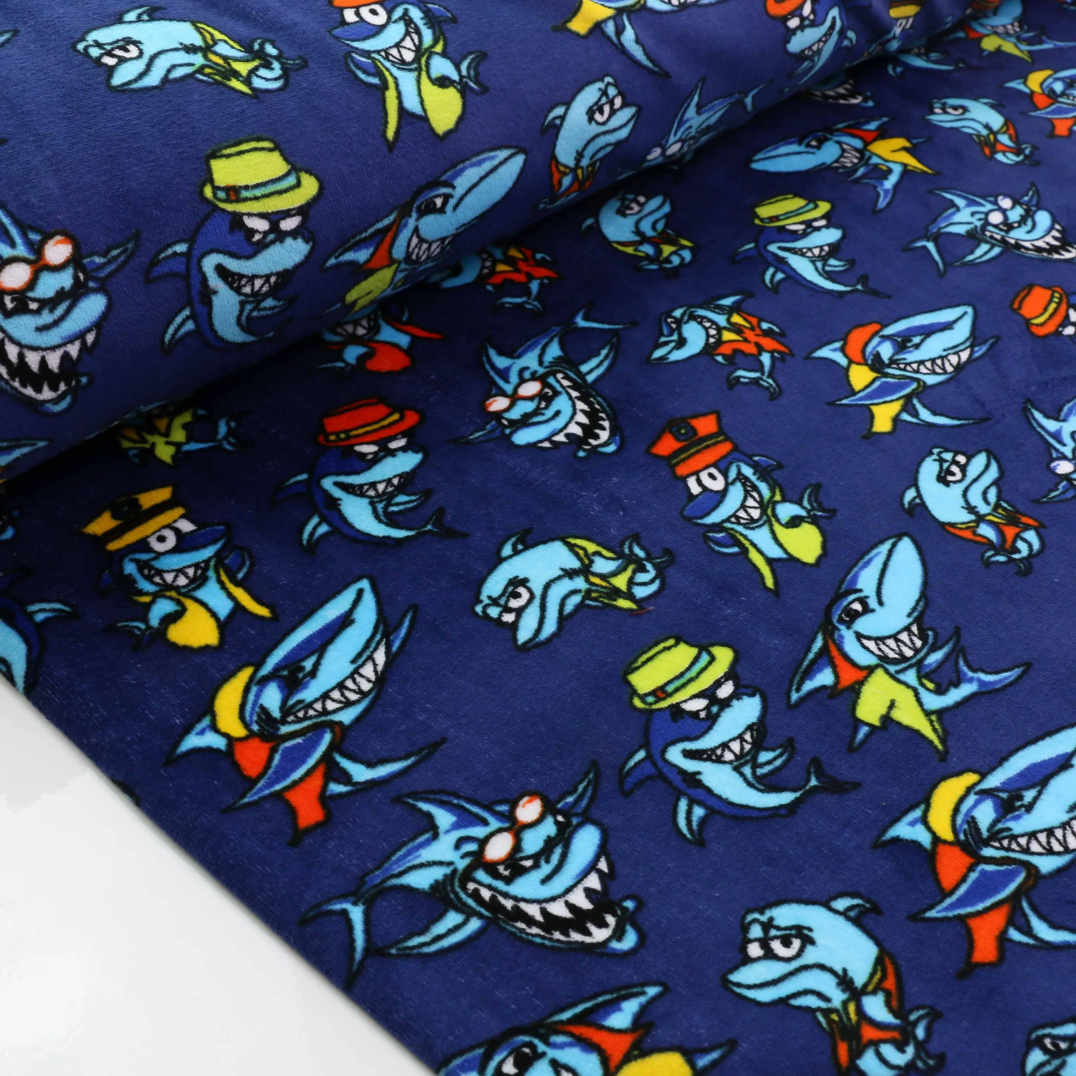Cotton Velour - Blue