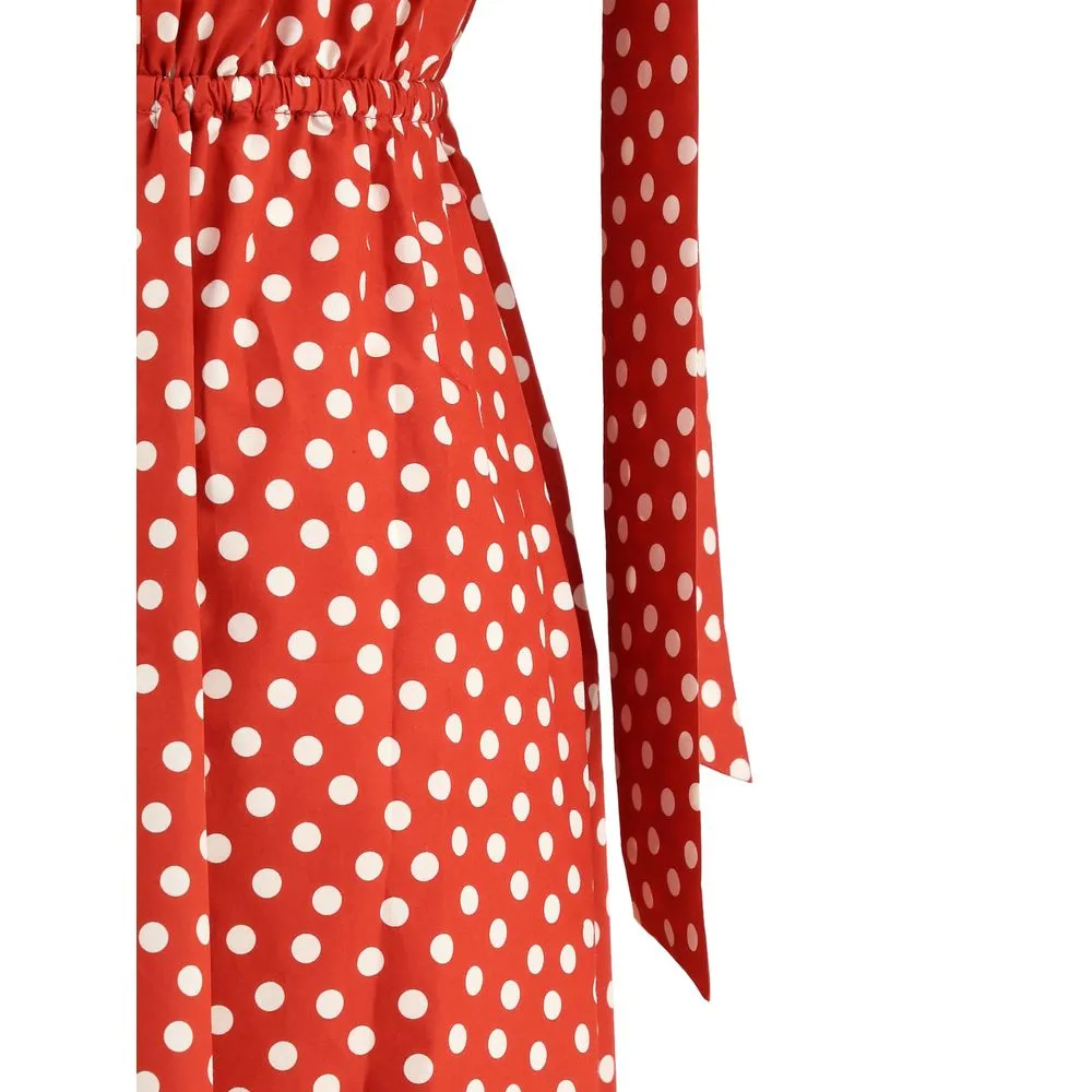 Crida Milano Ovo leather long Dress