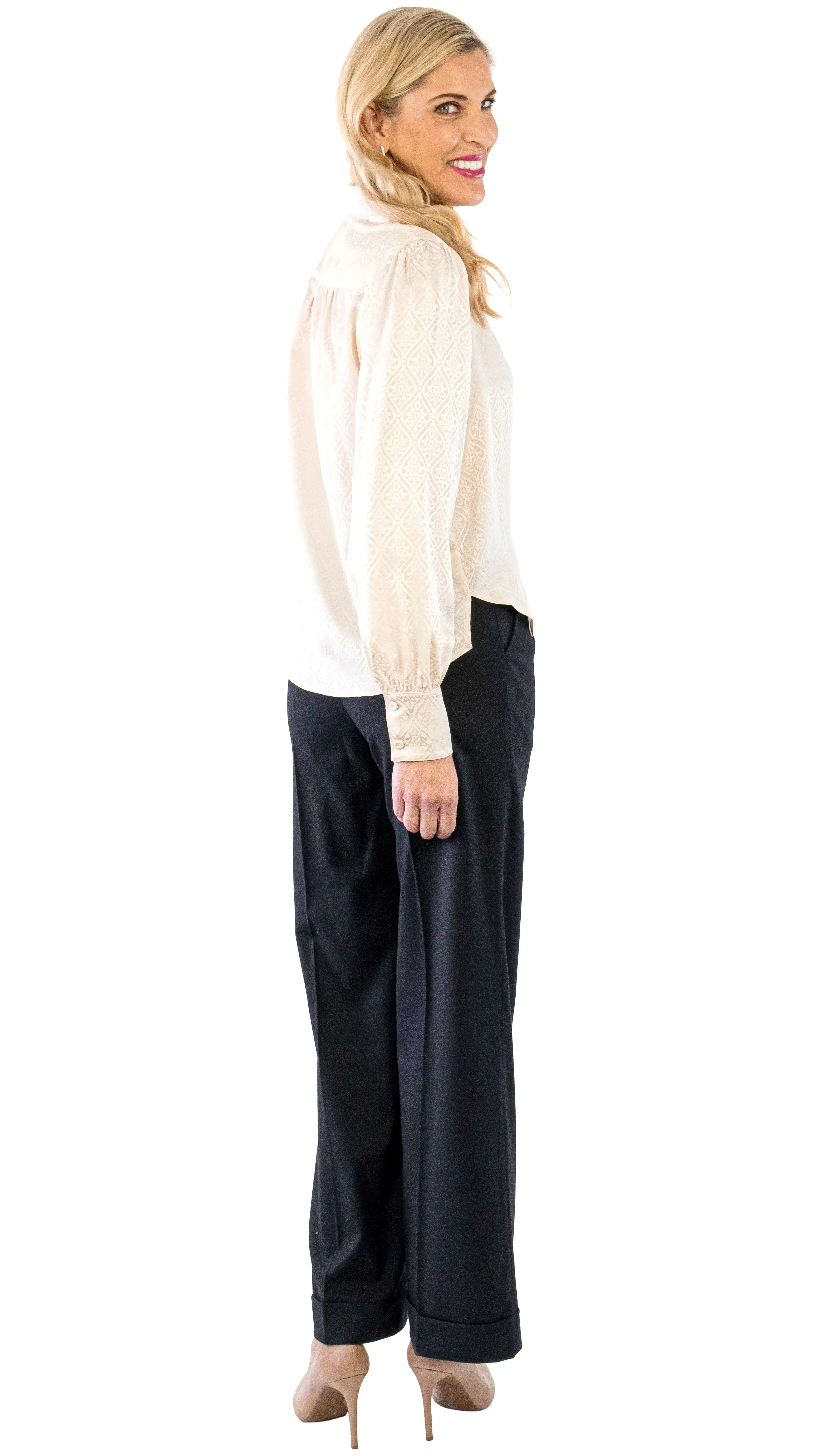Cuffed Trouser - Black