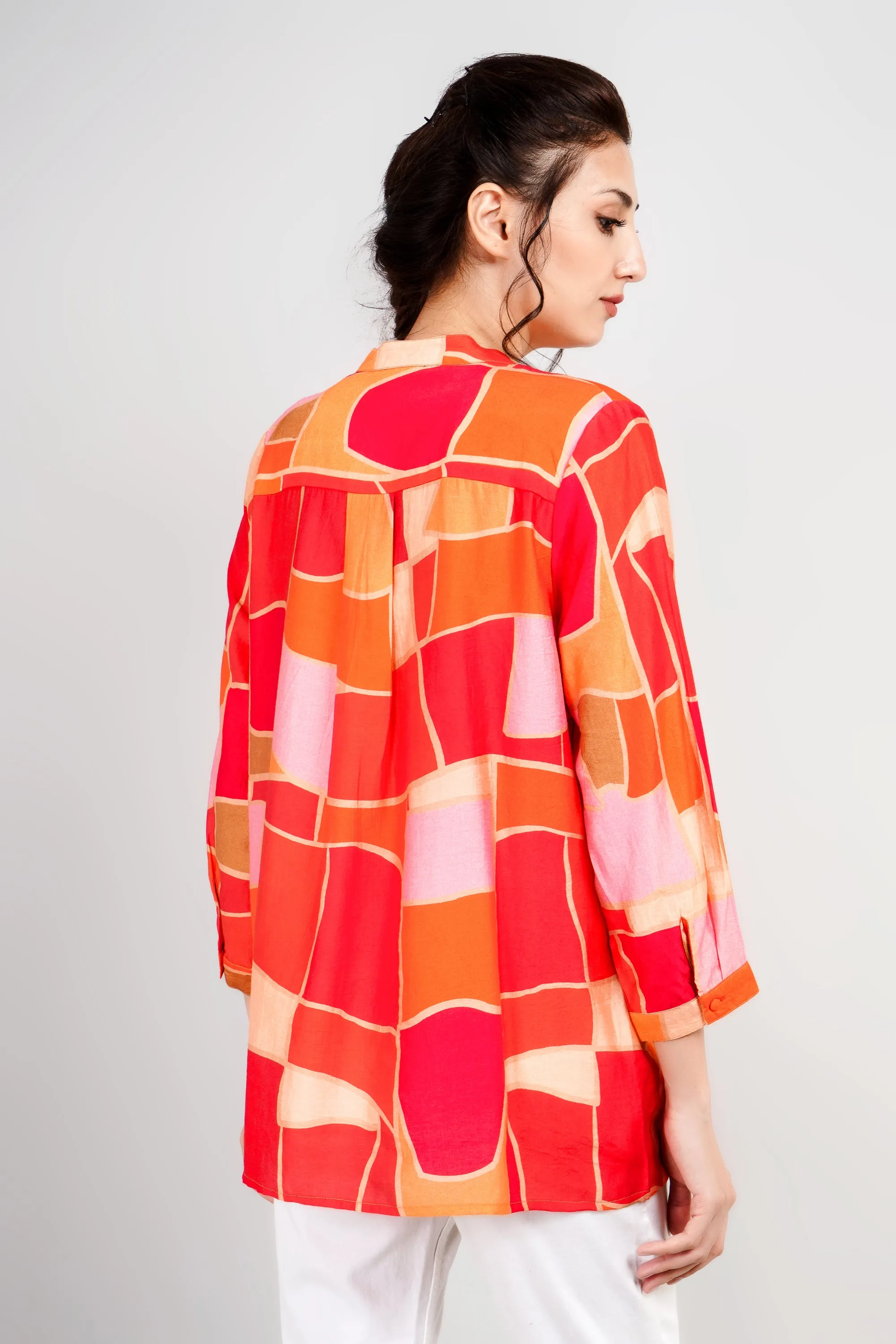 Designer Colorful Rayon Top