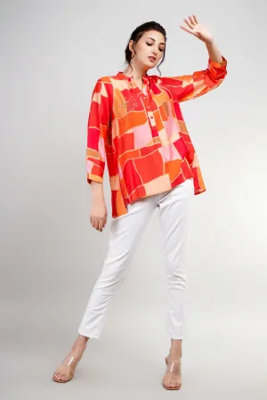 Designer Colorful Rayon Top