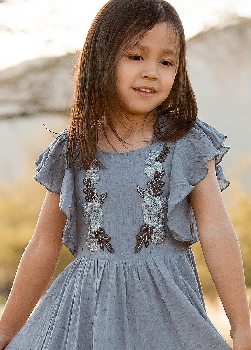 Dewi Dress in Dusty Blue