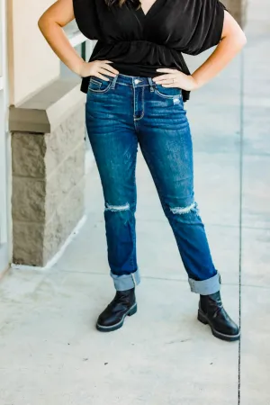 Don't Always Work Out Judy Blue Straight Leg Jeans