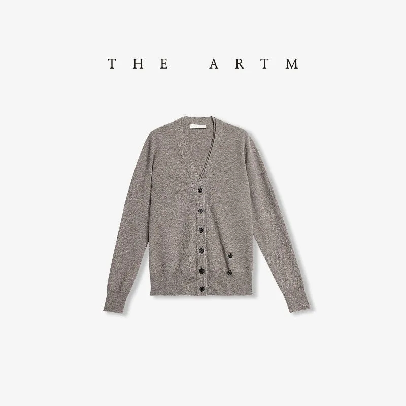 Dual-Layer V-Neck Cardigan