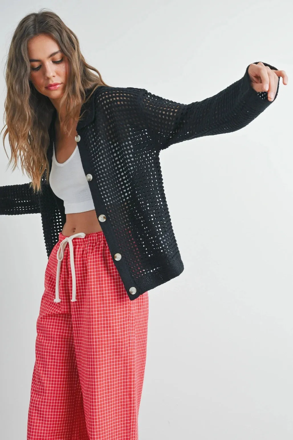 Easton Crochet Cardigan
