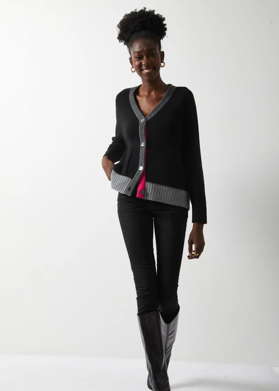 ELBOW PATCH CARDI