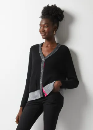 ELBOW PATCH CARDI