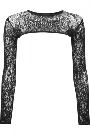 Eris Lace Bolero - Black - One Size