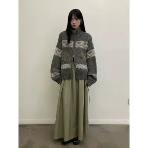 Fair Isle Knit Cardigan