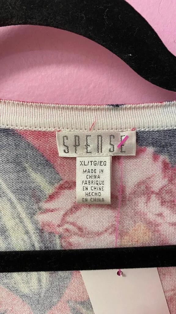 Floral Cardigan Sweater