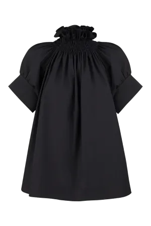 Franka Black Cotton Shirt