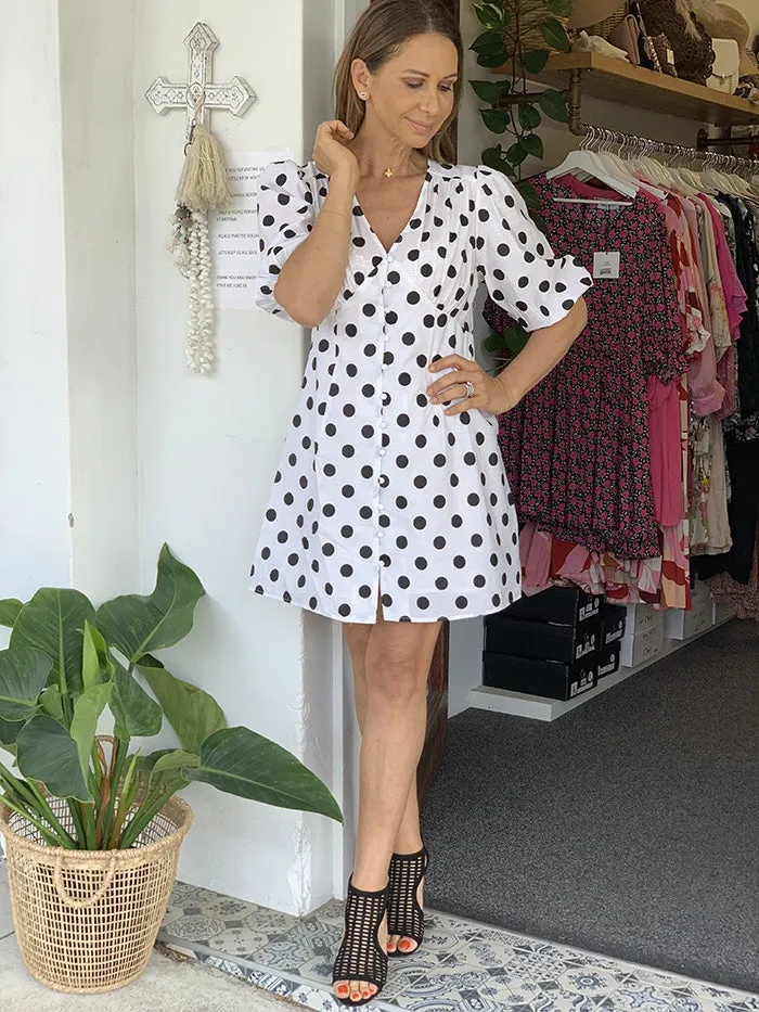 Freja Spot Dress