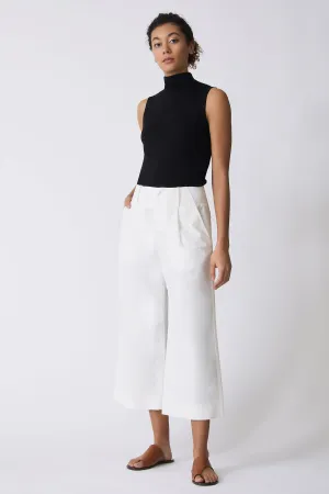 Gabby Crop Pant - Ecru