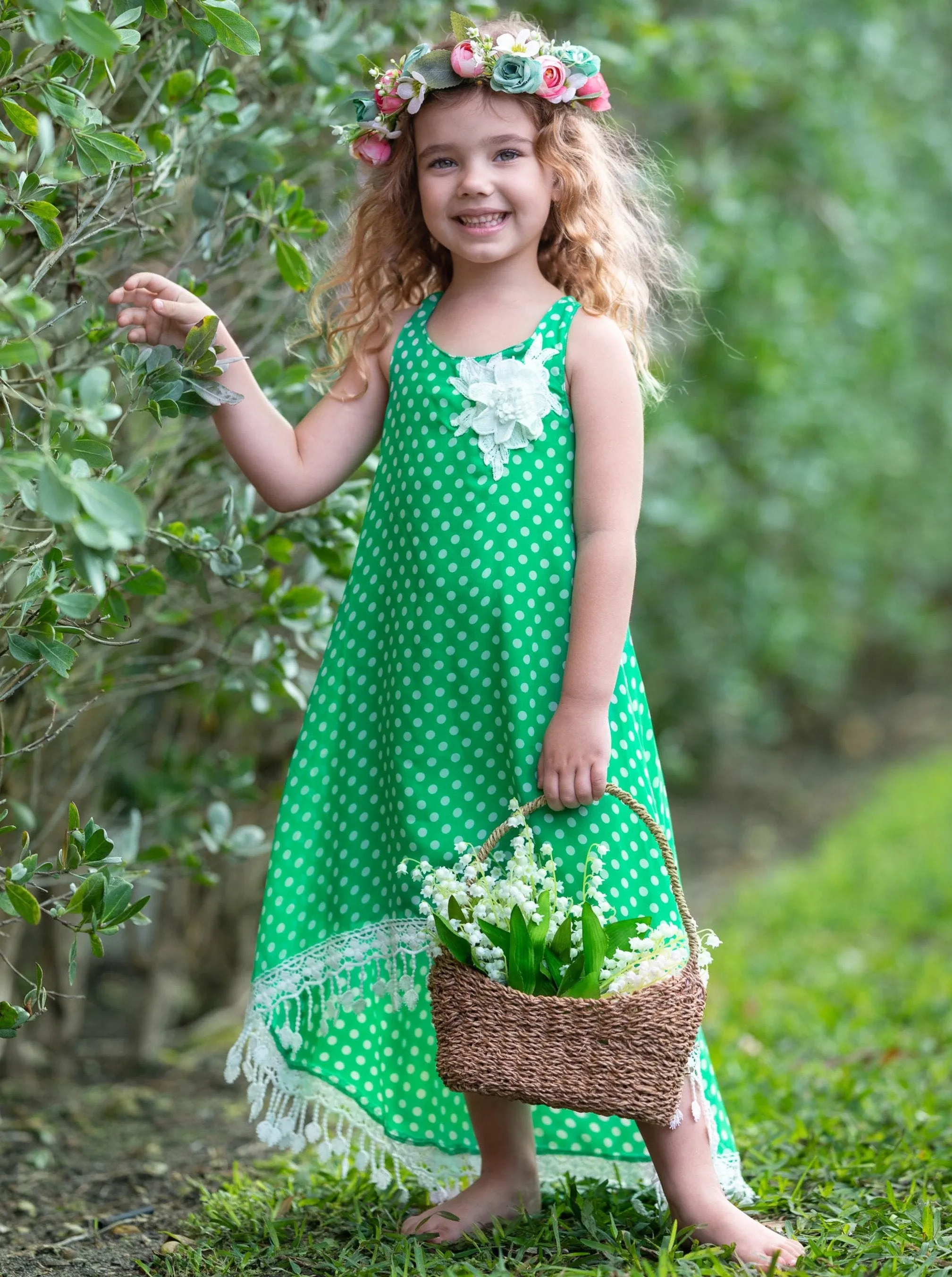 Girls A Dot is What You Need Maxi Dress