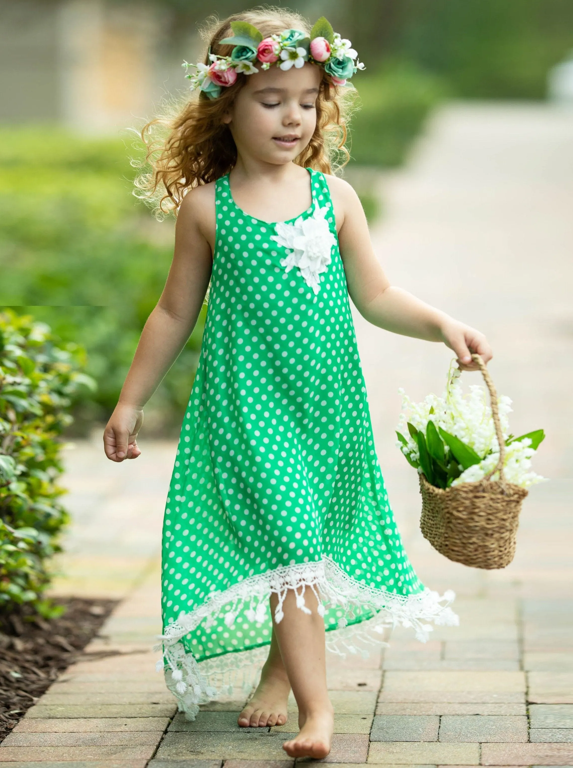 Girls A Dot is What You Need Maxi Dress
