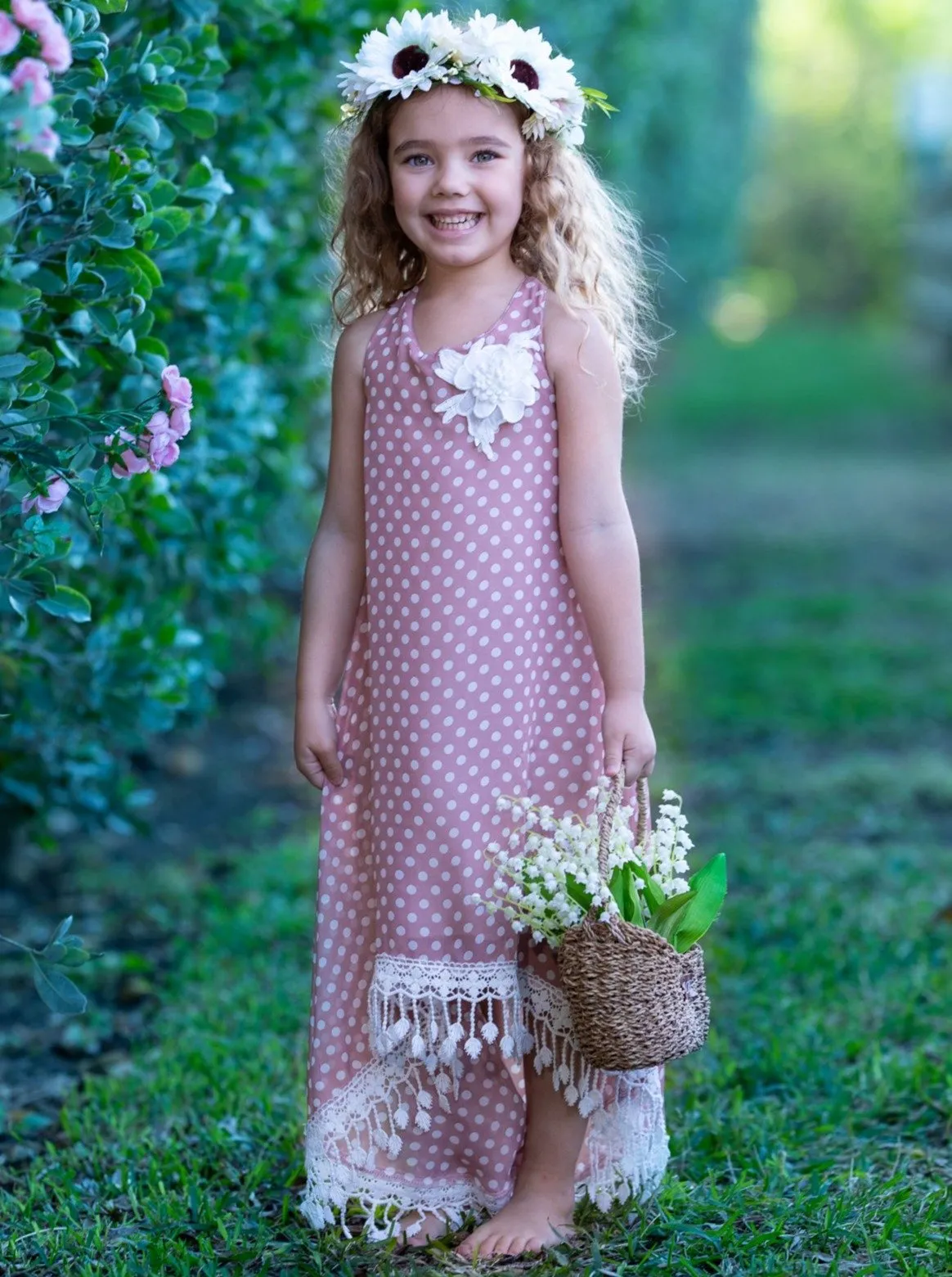 Girls A Dot is What You Need Maxi Dress