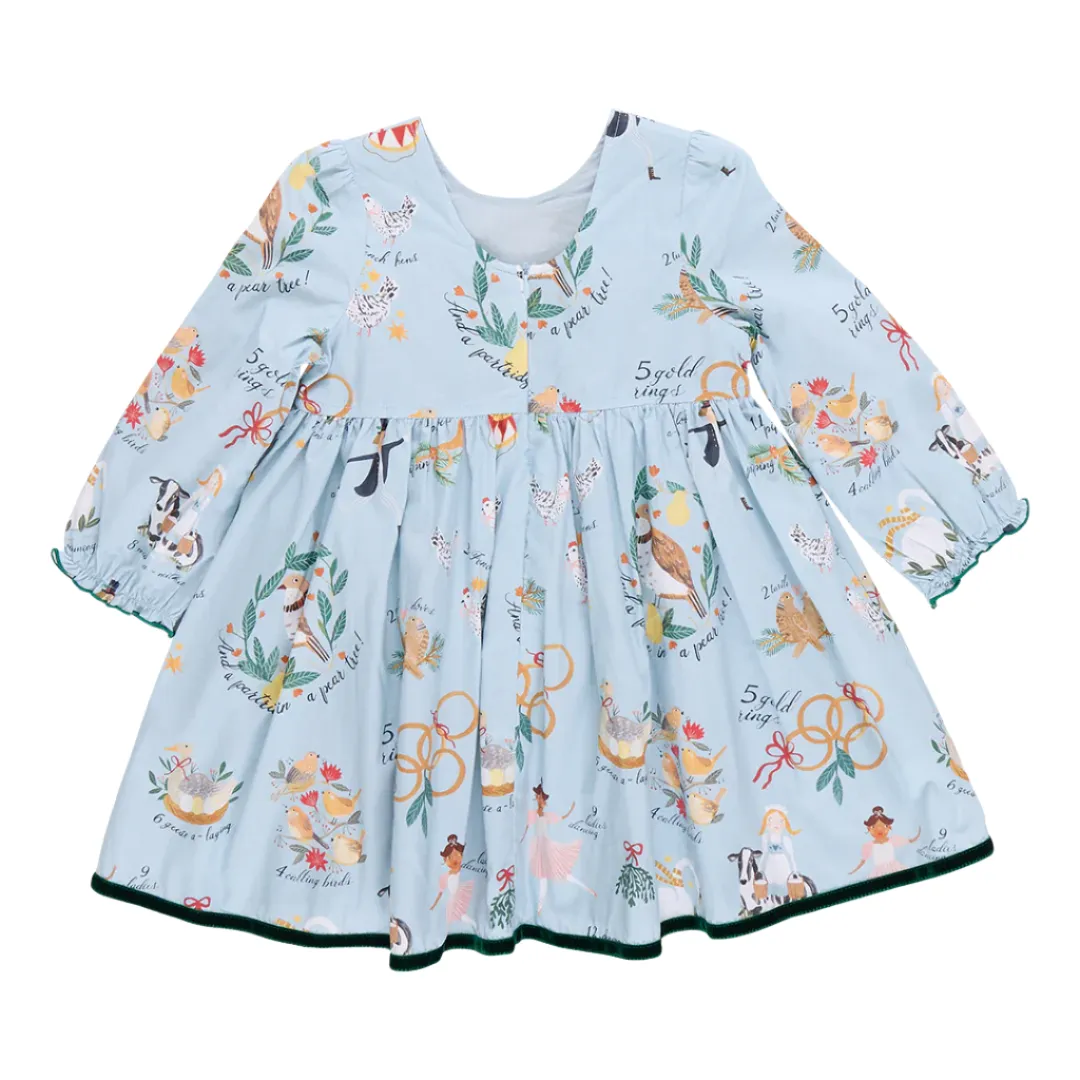 Girls Amma Dress - 12 Days of Christmas || Pink Chicken
