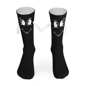 Hey Friend - Magnetic Holding Hands Funny Socks