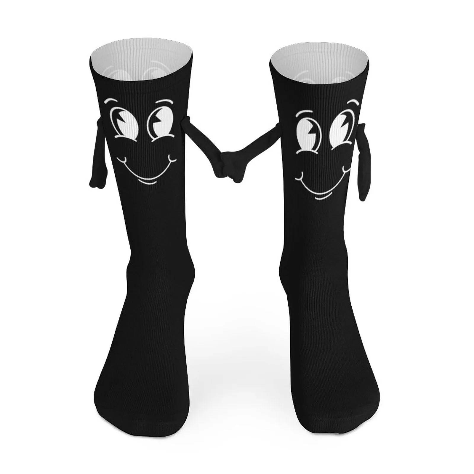Hey Friend - Magnetic Holding Hands Funny Socks