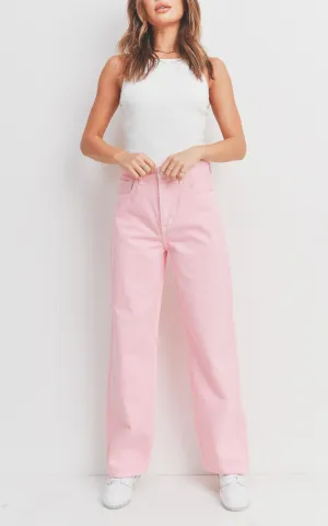 High Rise Wide Straight Leg Jeans