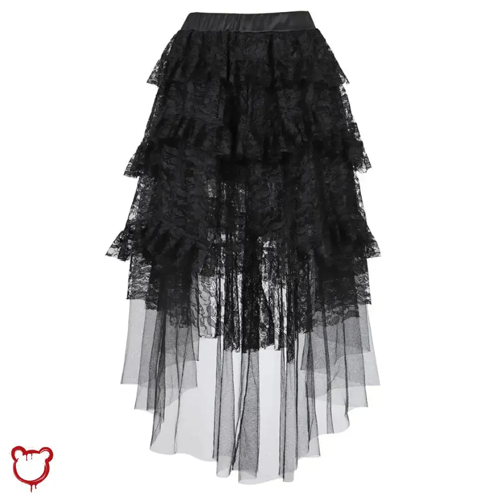 Horror-inspired Ruffle Skirt