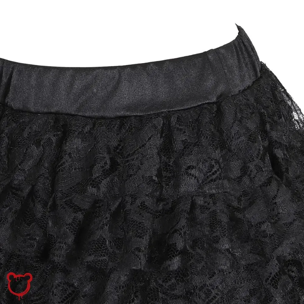 Horror-inspired Ruffle Skirt