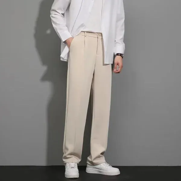 ice Silk Straight Leg Pants