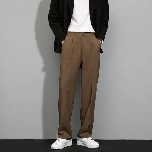 ice Silk Straight Leg Pants