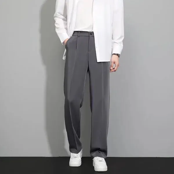 ice Silk Straight Leg Pants