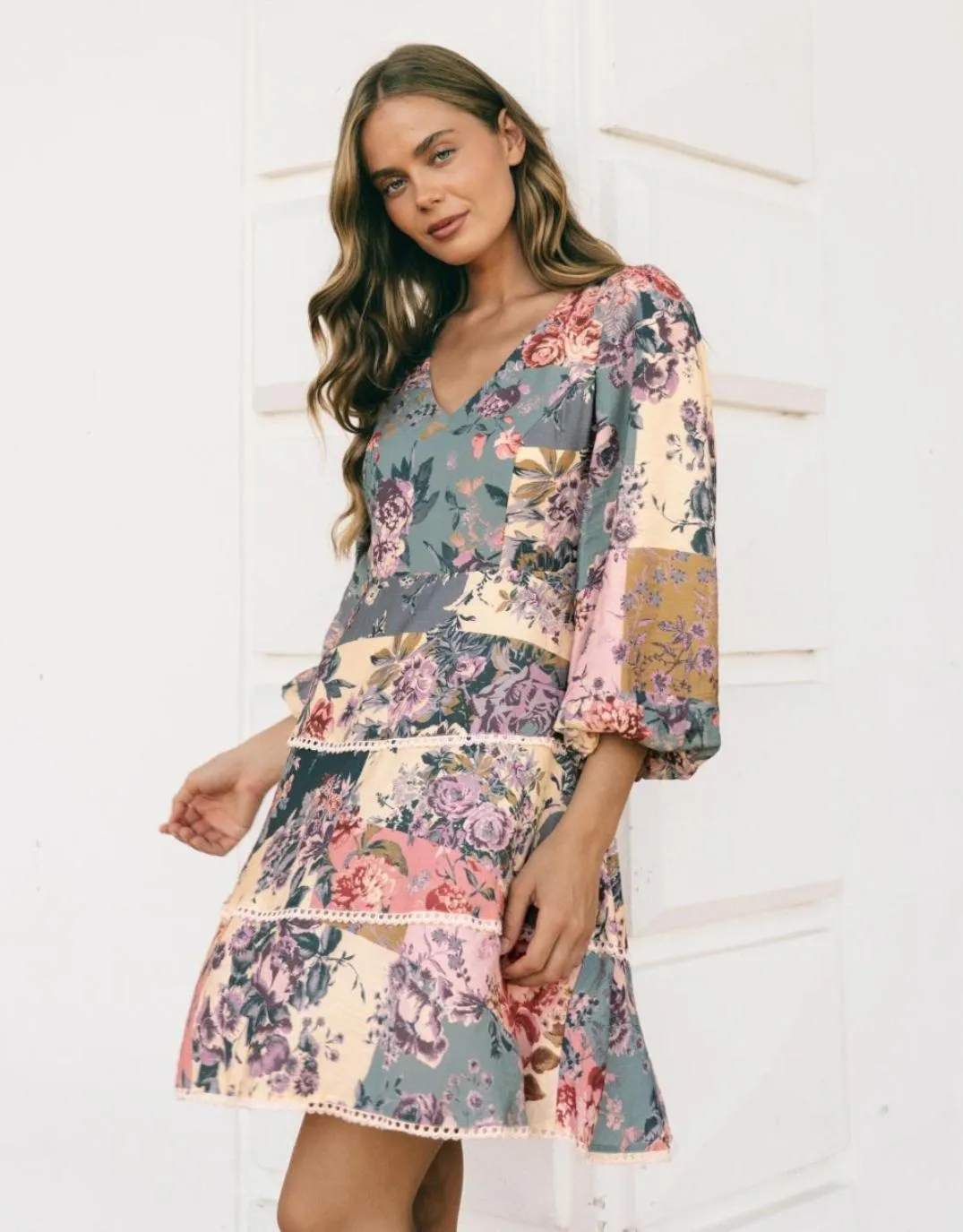 Ivy Mini Dress - Vintage Floral