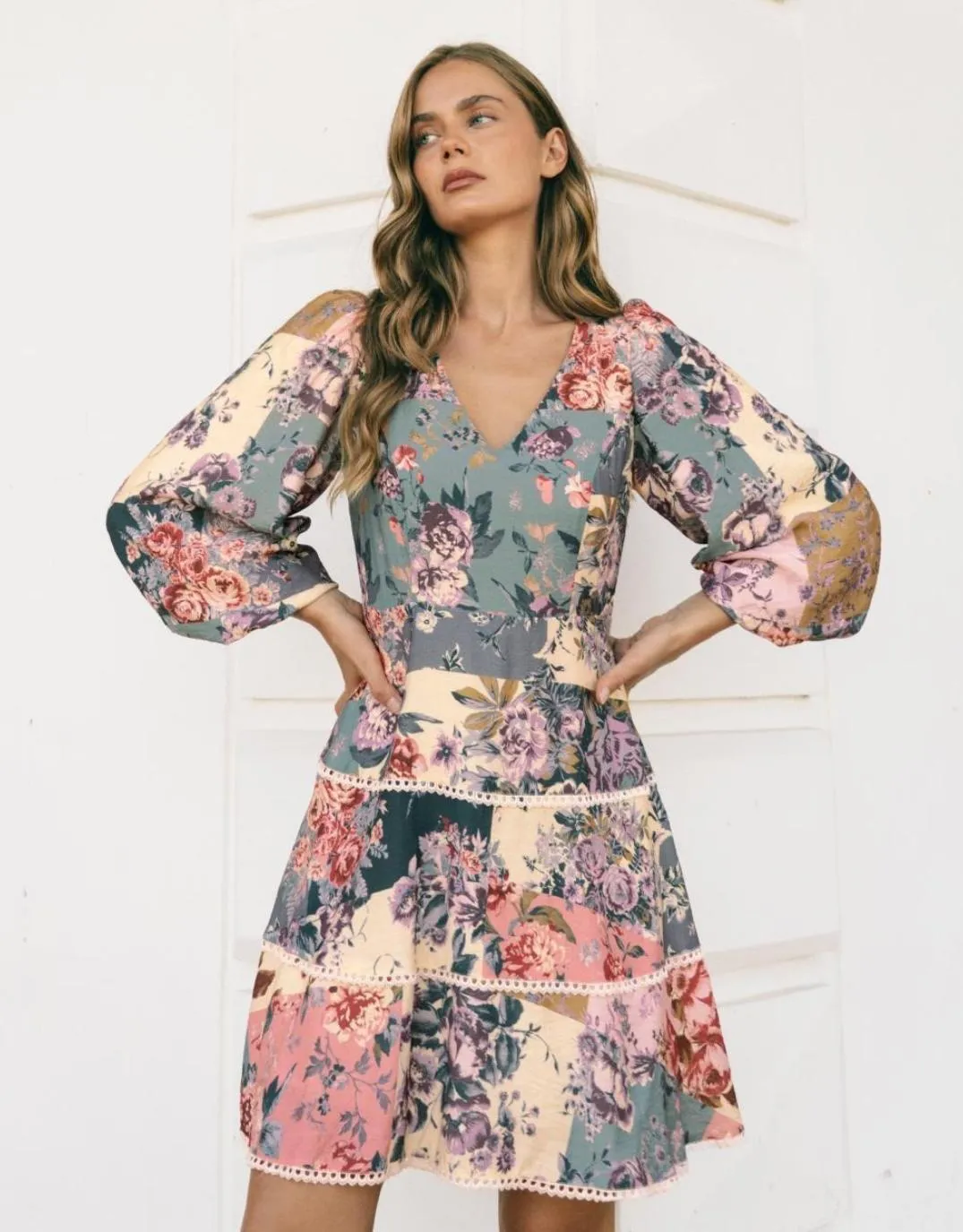 Ivy Mini Dress - Vintage Floral