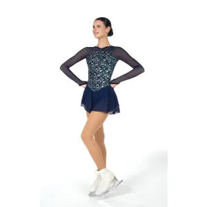 J12/23 Vignette Dress: Navy Blue