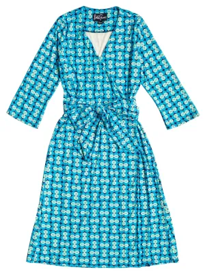 JACKIE wrap dress Spyglass Blue
