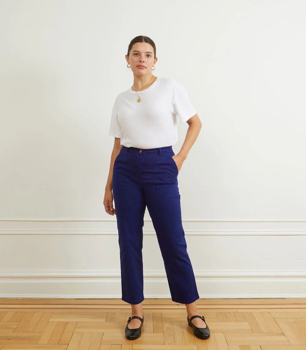 James Straight Leg Work Pants in Hunter Green