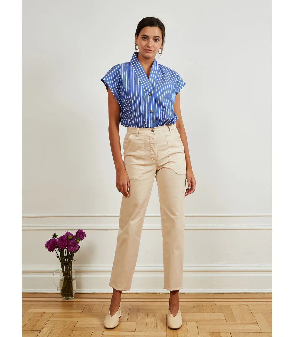 James Straight Leg Work Pants in Hunter Green