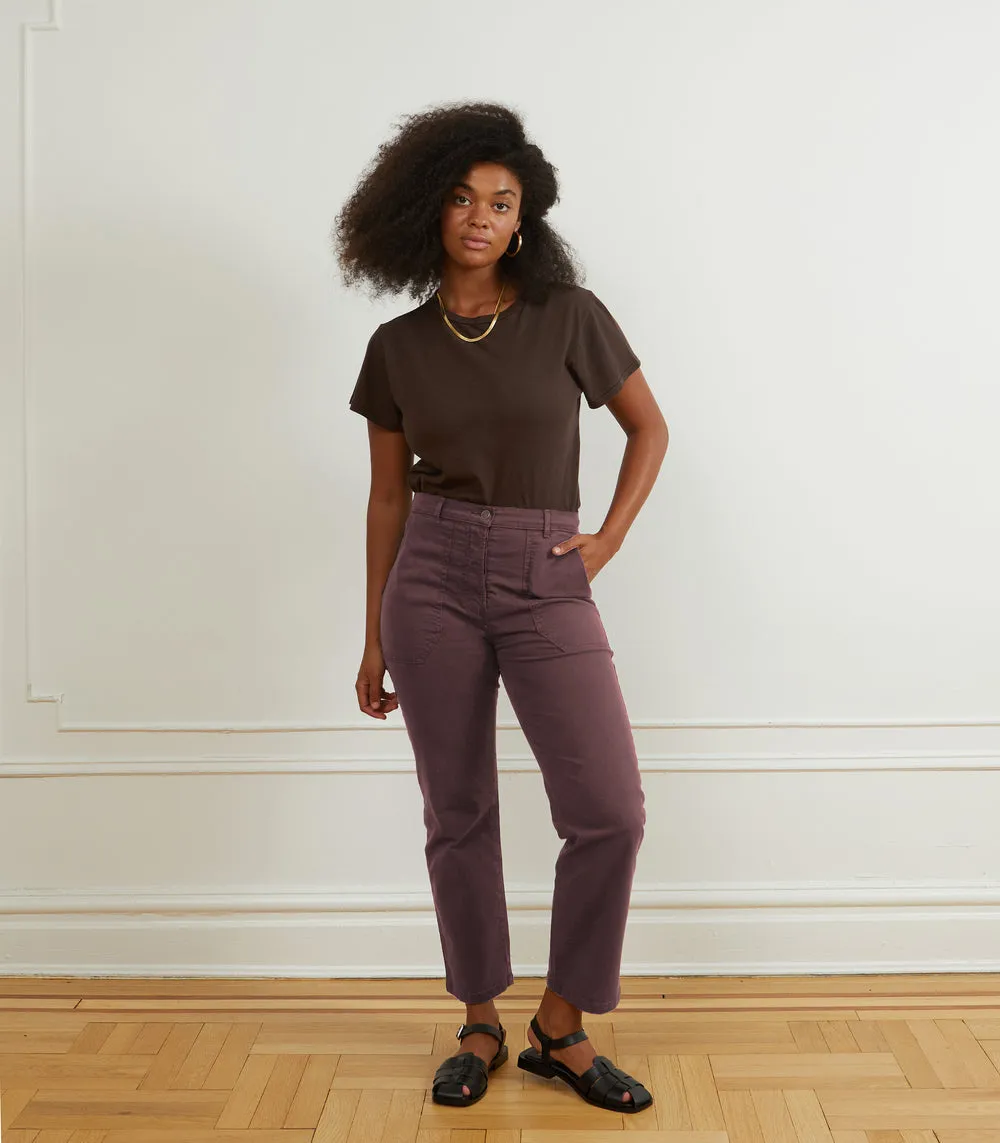James Straight Leg Work Pants in Hunter Green