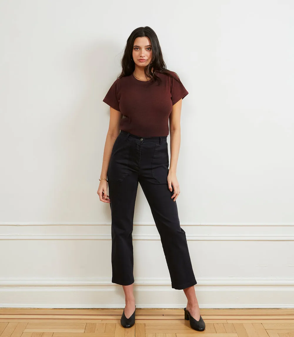 James Straight Leg Work Pants in Hunter Green
