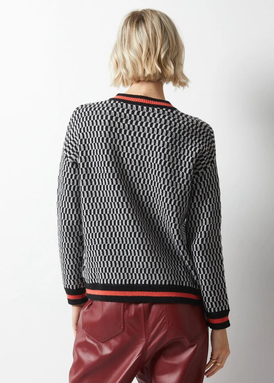 JAQUARD BOMBER JACKET
