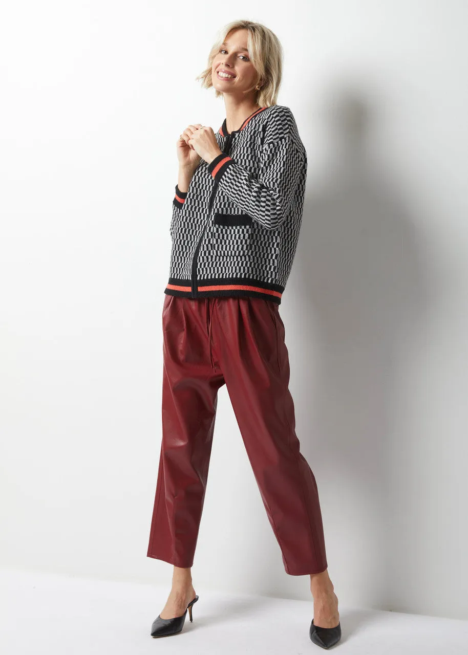 JAQUARD BOMBER JACKET