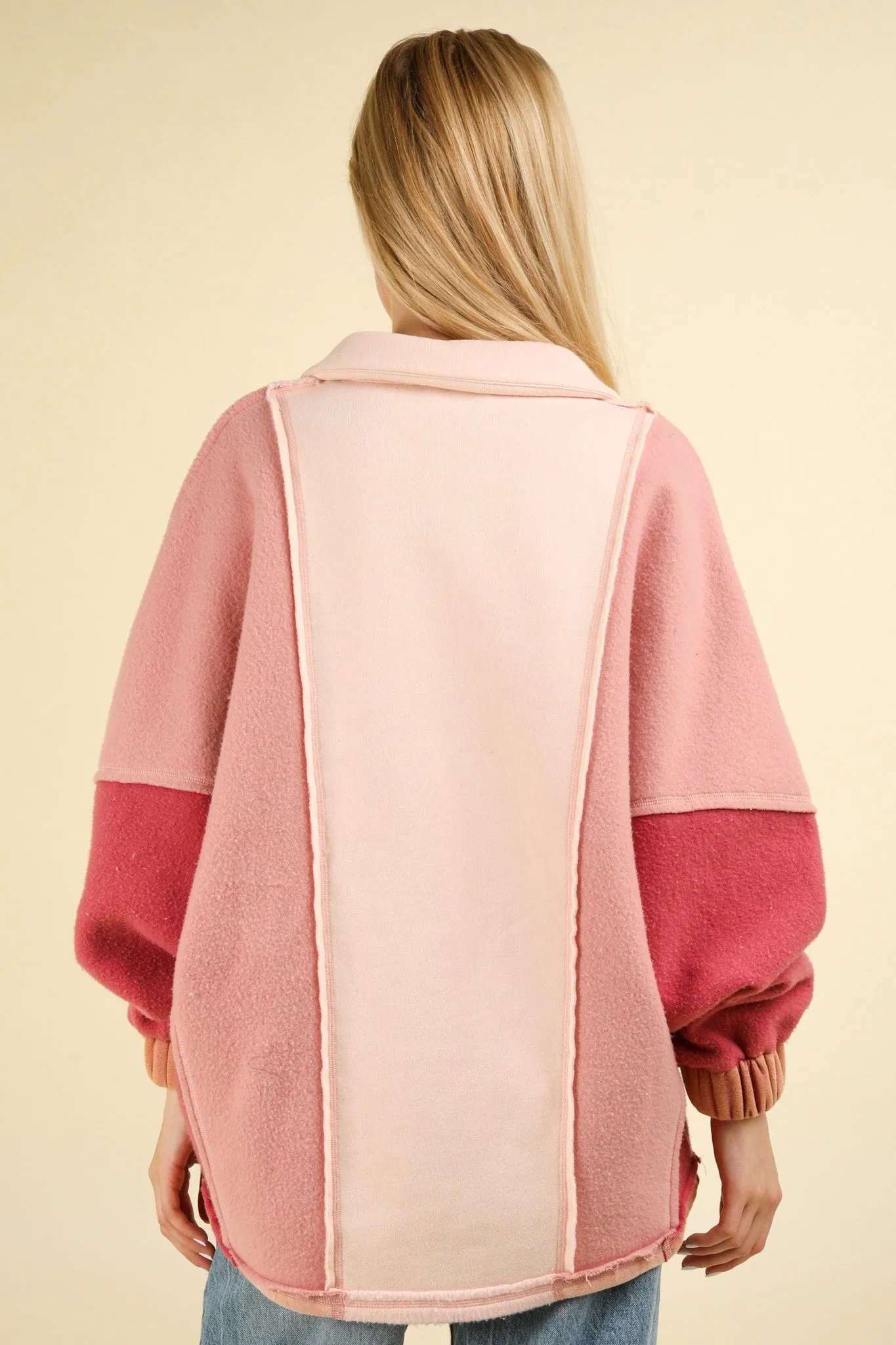 Jolene- Color Block French Terry Top